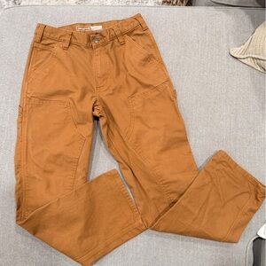 Carhartt Relaxed‎ Fit Work Pants Brown Double Knee Utility Cargo 31 x 30